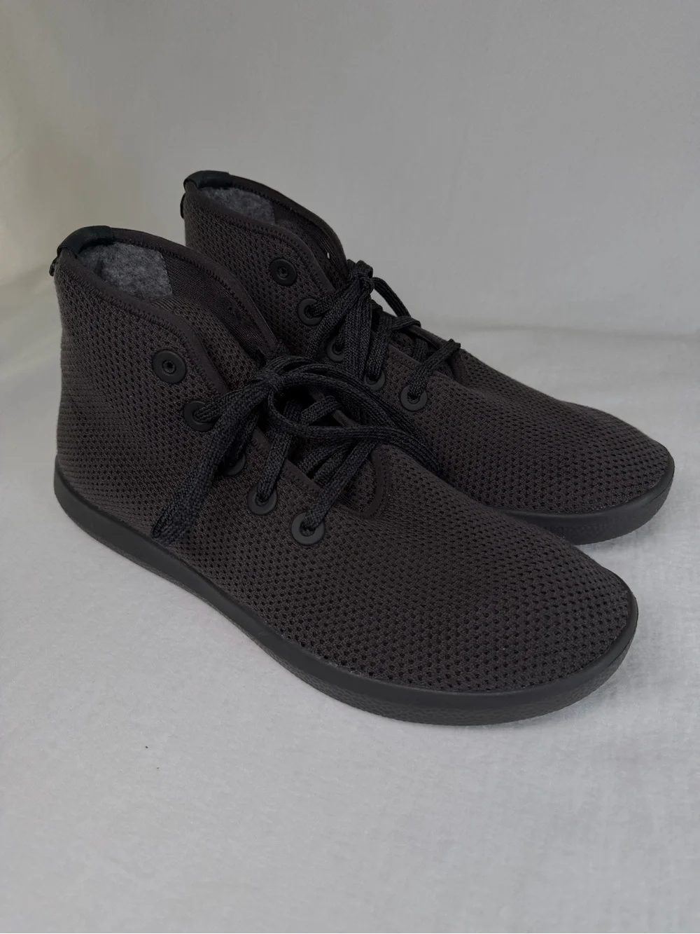 Allbirds Men’s Tree Toppers High Top Sneakers Triple Black Size 11